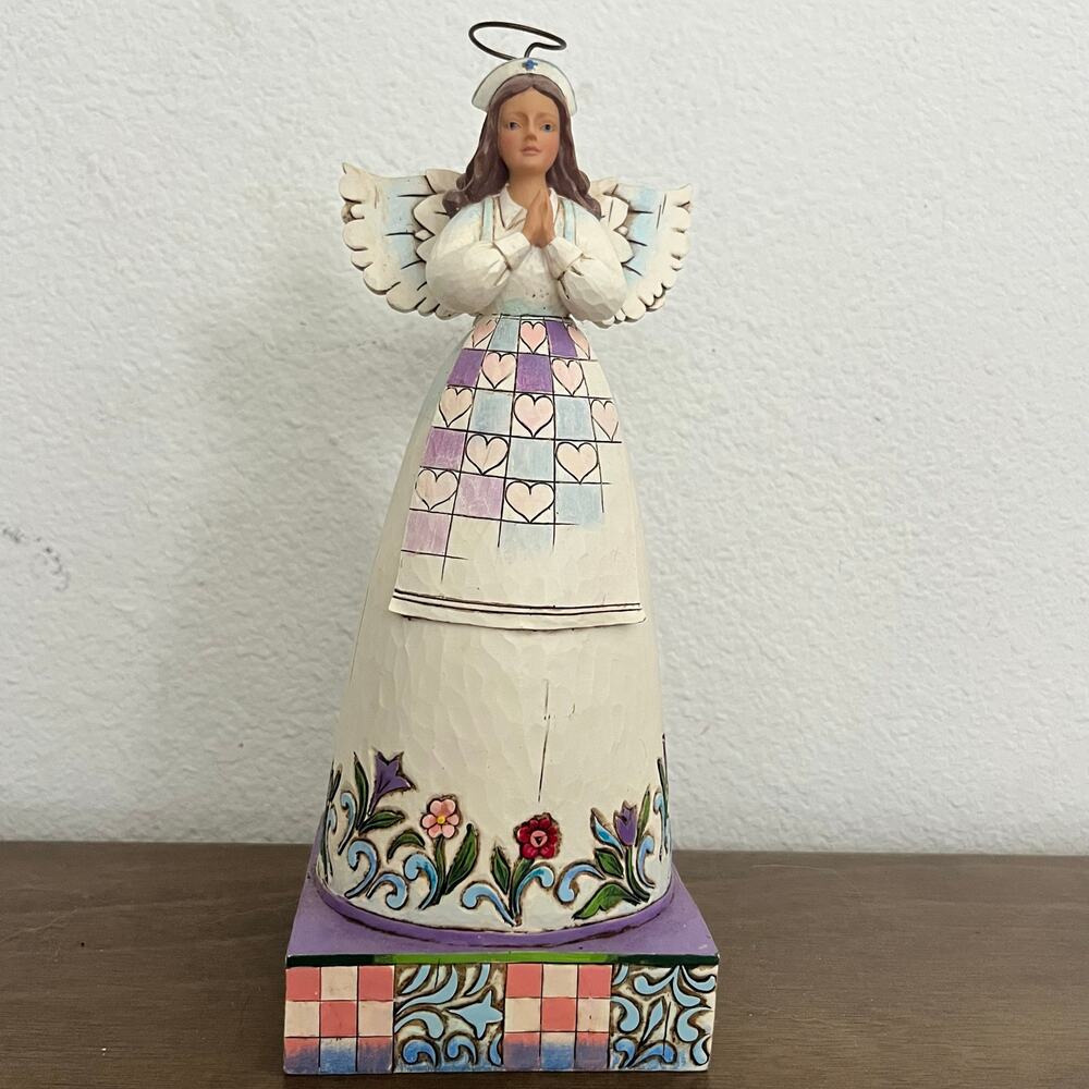 Jim Shore Heartwood Creek "ANGEL of HEALING" Nurse Angel Figurine Item # 4007230